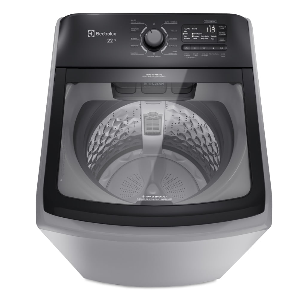 Lavadora Electrolux Carga Superior 22kg con Cierre Fácil Gris LS22D img #1