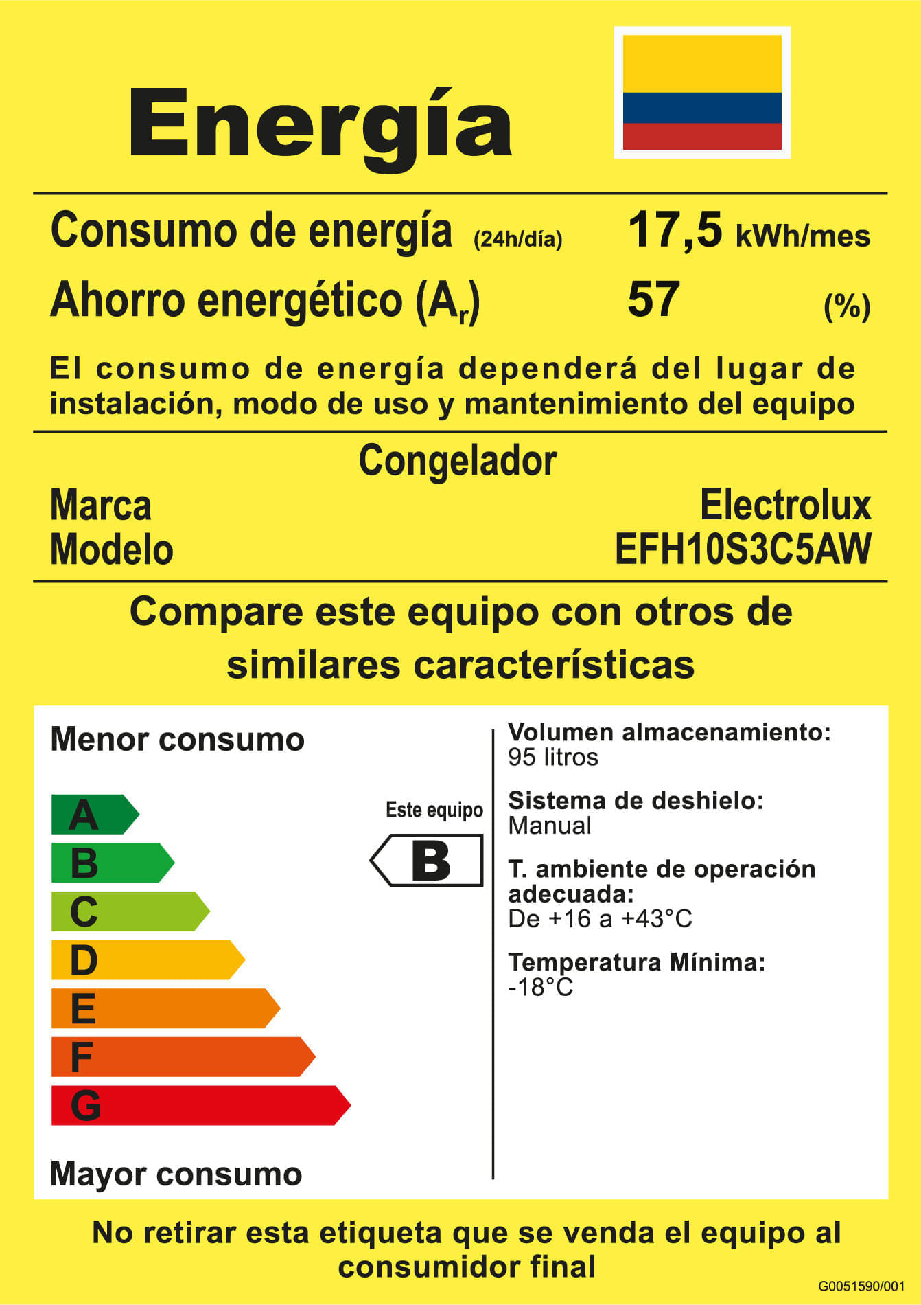 Congelador Horizontal Electrolux 95L Frost Inverter Blanco EFH10S3C5AW img #5