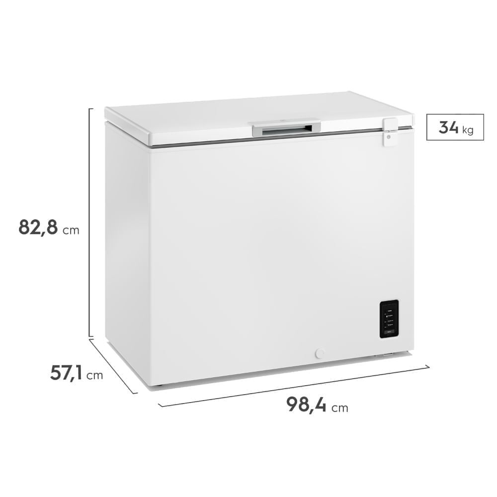 Congelador Horizontal Electrolux 245L Frost Inverter Blanco EFH25S3C5AW img #2