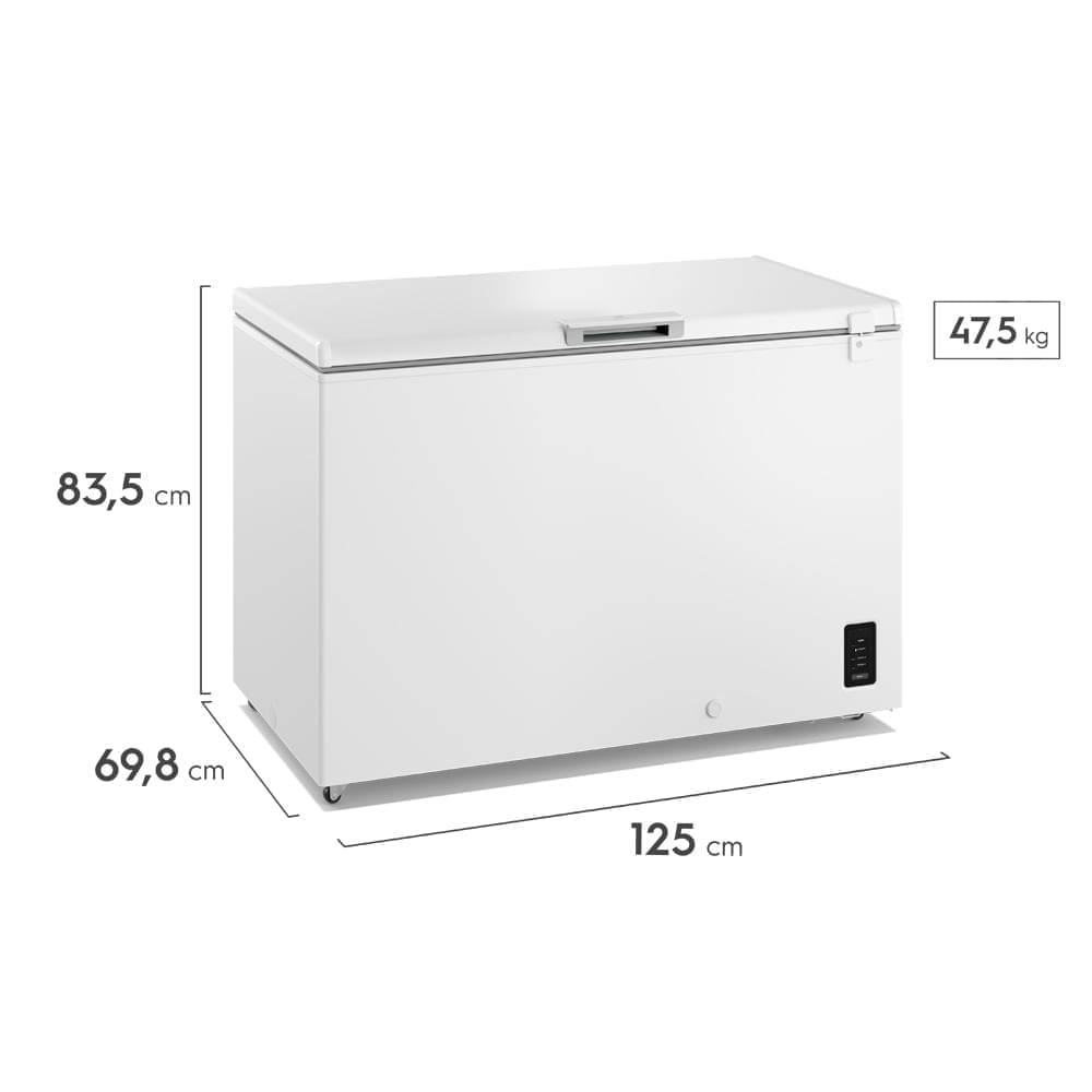 Congelador Horizontal Electrolux 366L Frost Inverter Blanco EFH38S3C5AW img #2