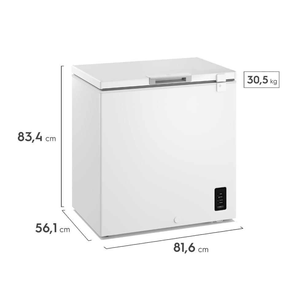 Congelador Horizontal Electrolux 197L Frost Inverter Blanco EFH20S3C5AW img #2