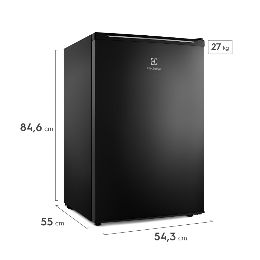 Congelador Vertical Electrolux 98L Frost 1 Puerta Negro EFU98S3C6AB img #2