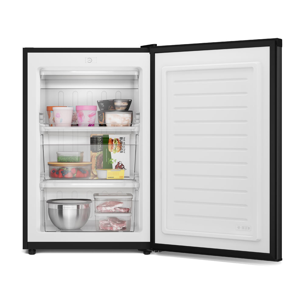 Congelador Vertical Electrolux 98L Frost 1 Puerta Negro EFU98S3C6AB img #4