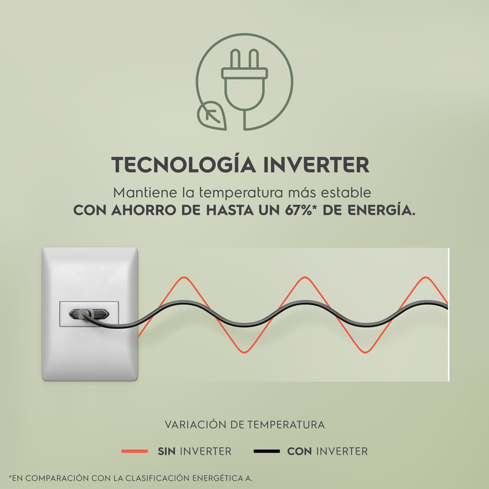 Nevecón Electrolux NoFrost 522L Inverter AutoSense Negro ERS53F3C5CB img #11