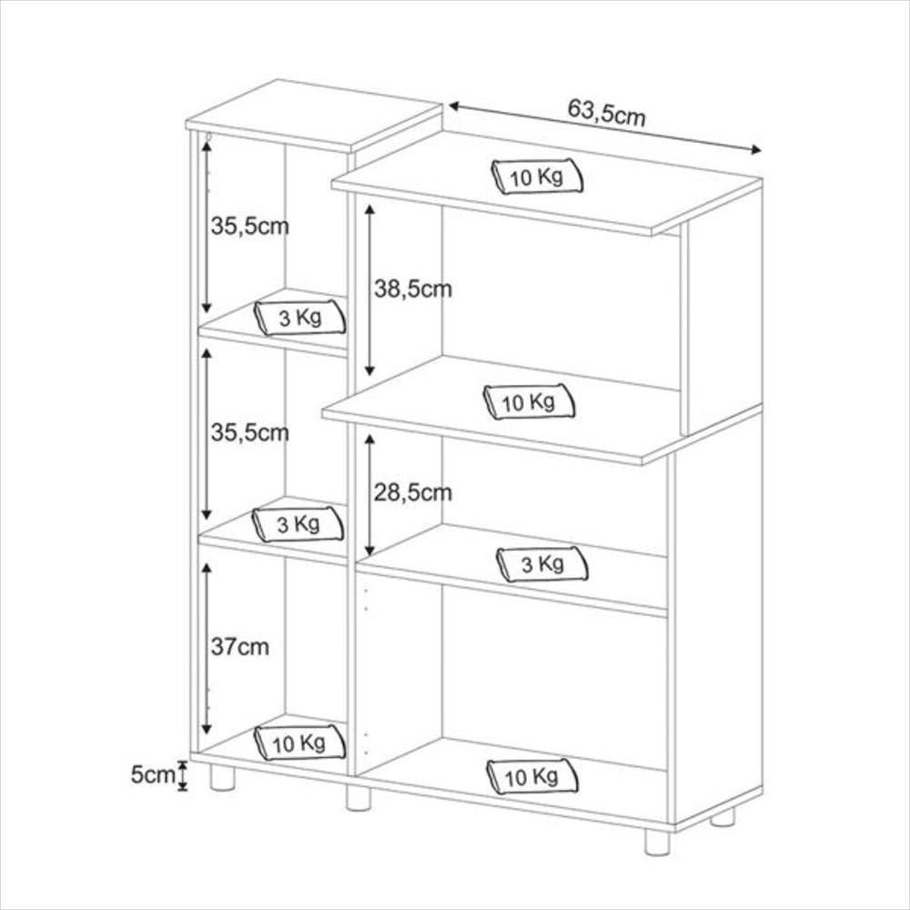 Mueble Multifuncional Niza Blanco img #5