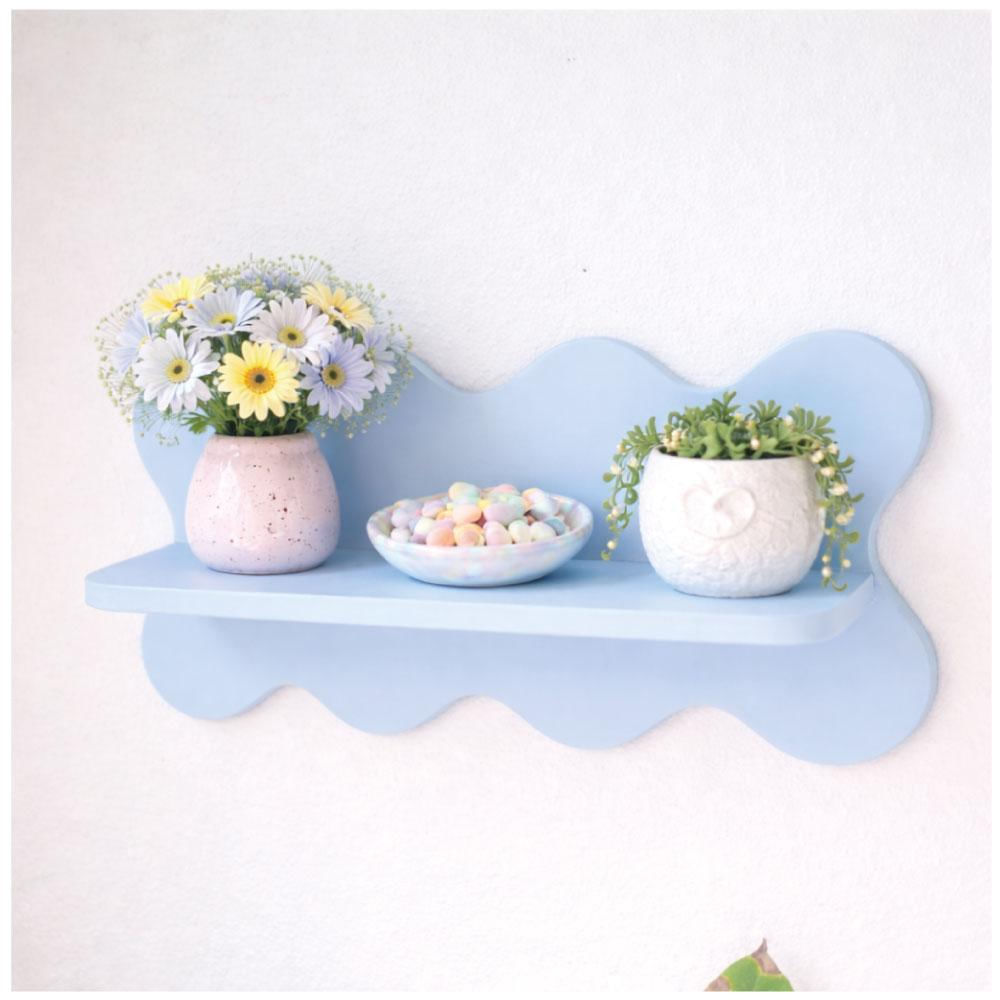 Repisa Decorativa Azul img #1