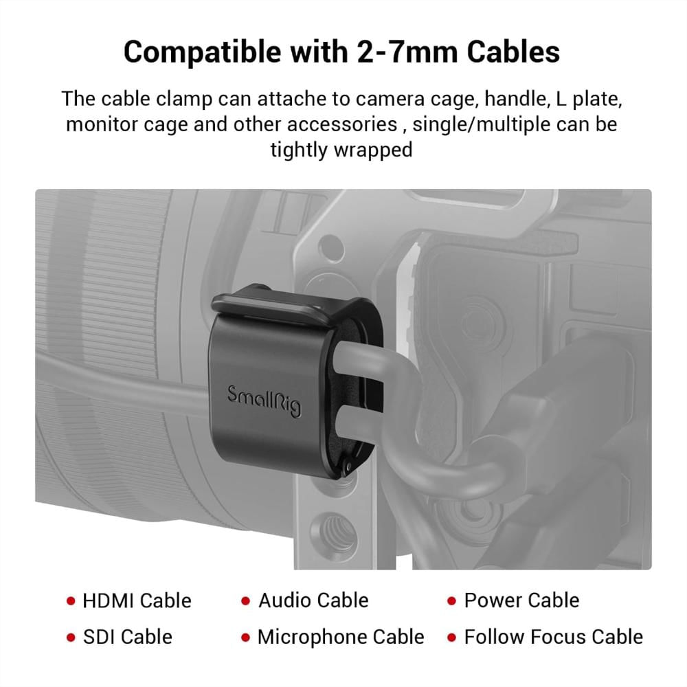 Kit De 4 Abrazaderas Para Cable Smallrig 3685 img #3