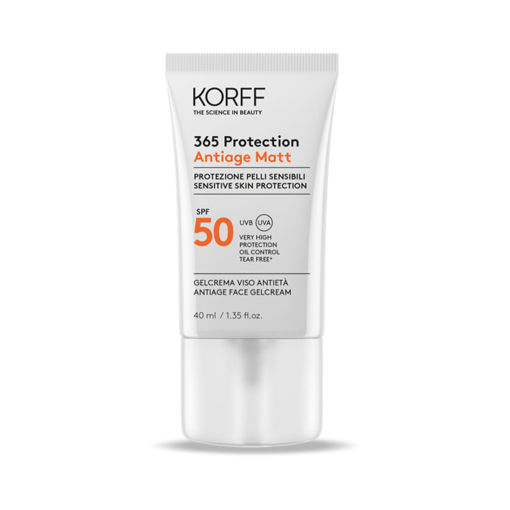 Protector Solar Anti Edad en gel Matificante - 365 Protection - Korff img #1