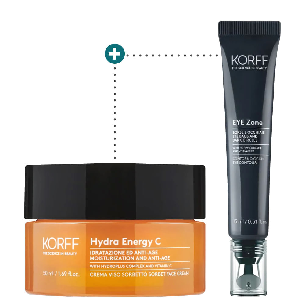 Kit Energía & Luminosidad - Crema de Vitamina C + Contorno Ojos Con Cafeína - Korff img #1