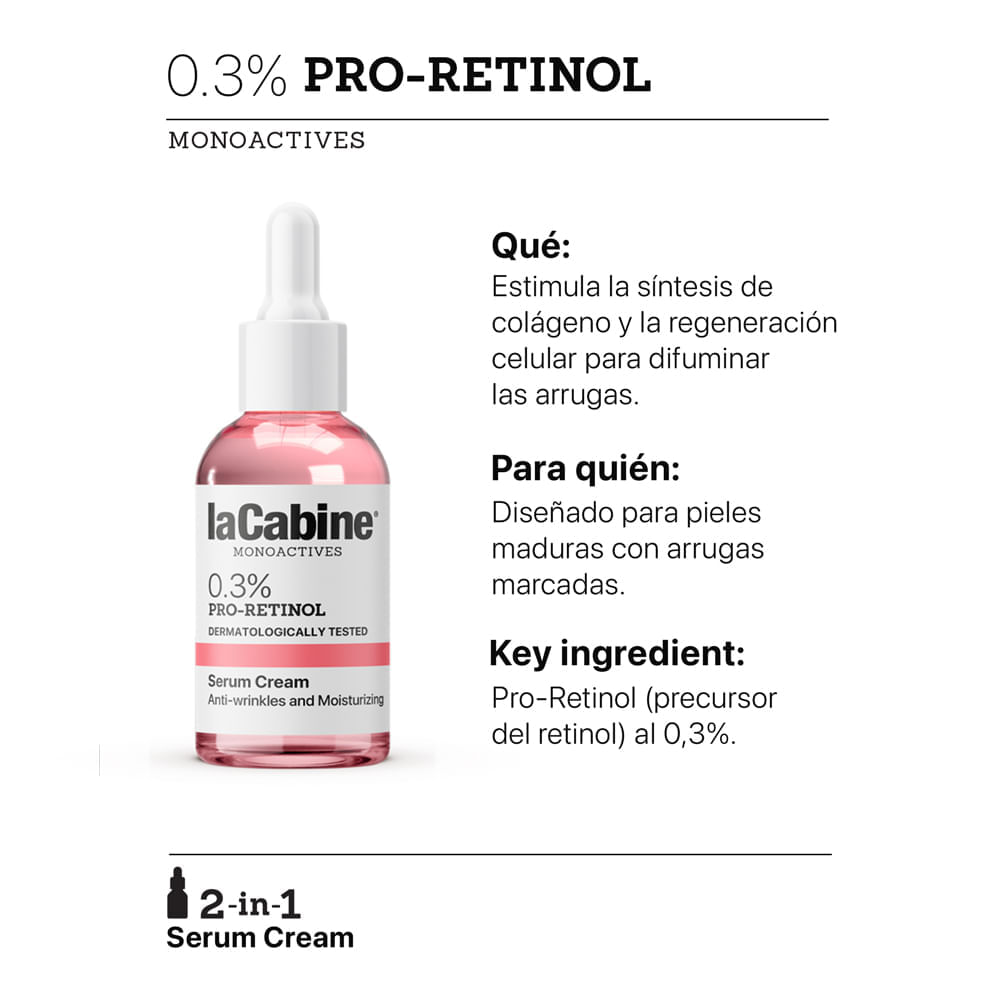 Sérum-Crema 0.3% Pro-Retinol - LaCabine img #6