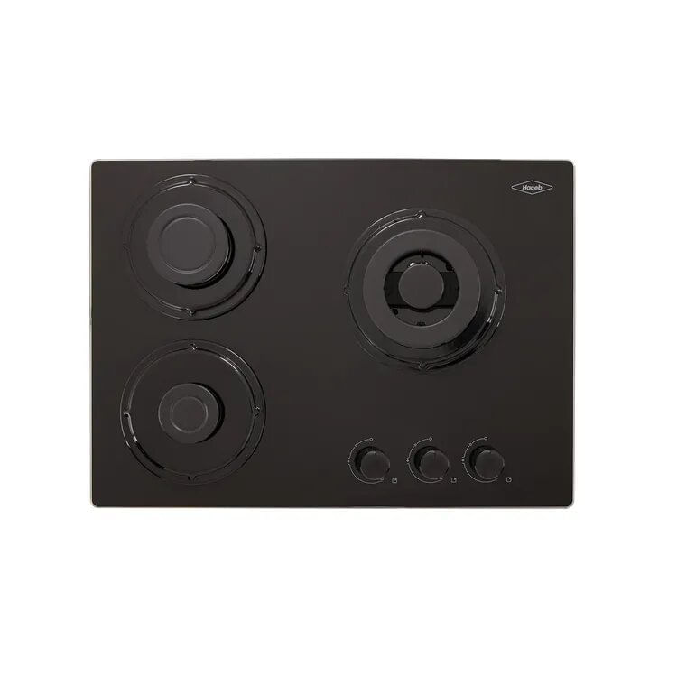 Estufa de Empotrar Haceb 3 Puestos Fogón Triple Corona 60x43 cm Gas Natural Negra img #4