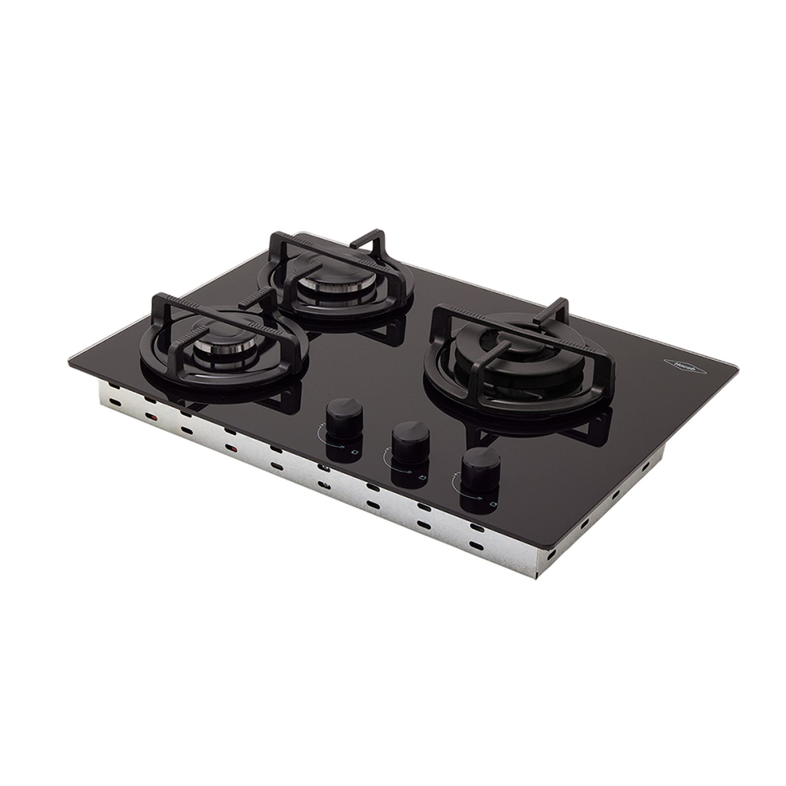Estufa de Empotrar Haceb 3 Puestos Fogón Triple Corona 60x43 cm Gas Natural Negra img #6