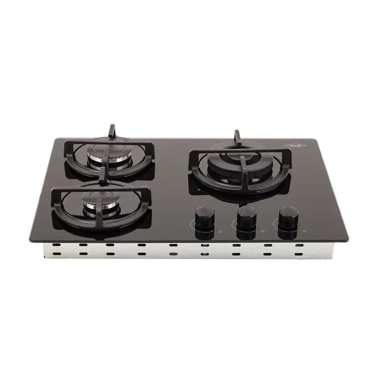 Estufa de Empotrar Haceb 3 Puestos Fogón Triple Corona 60x43 cm Gas Natural Negra img #9
