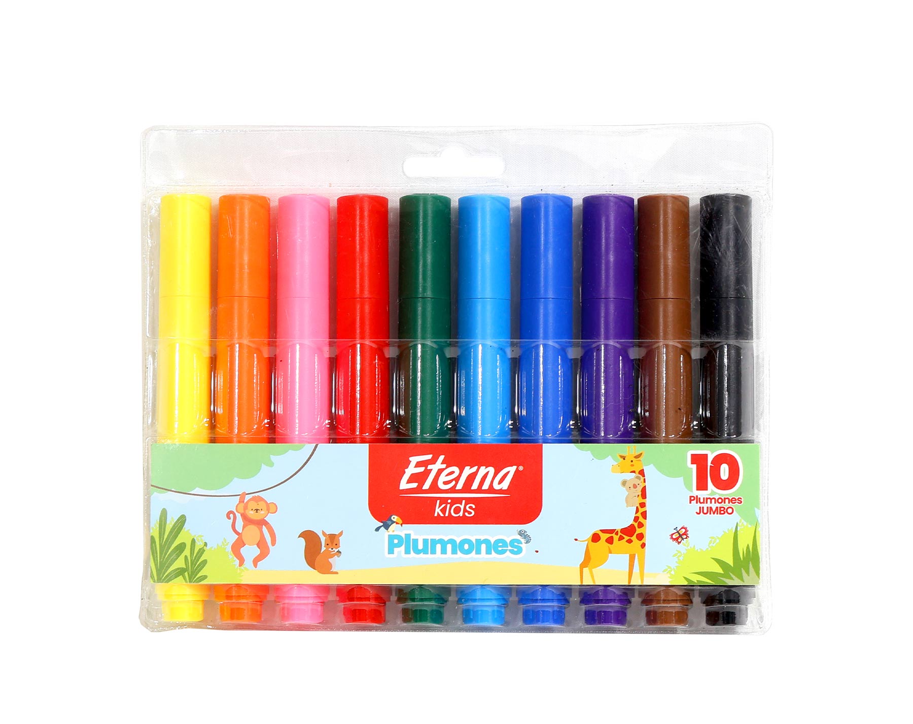 Plumones Jumbo Kids x10 Eterna img #1