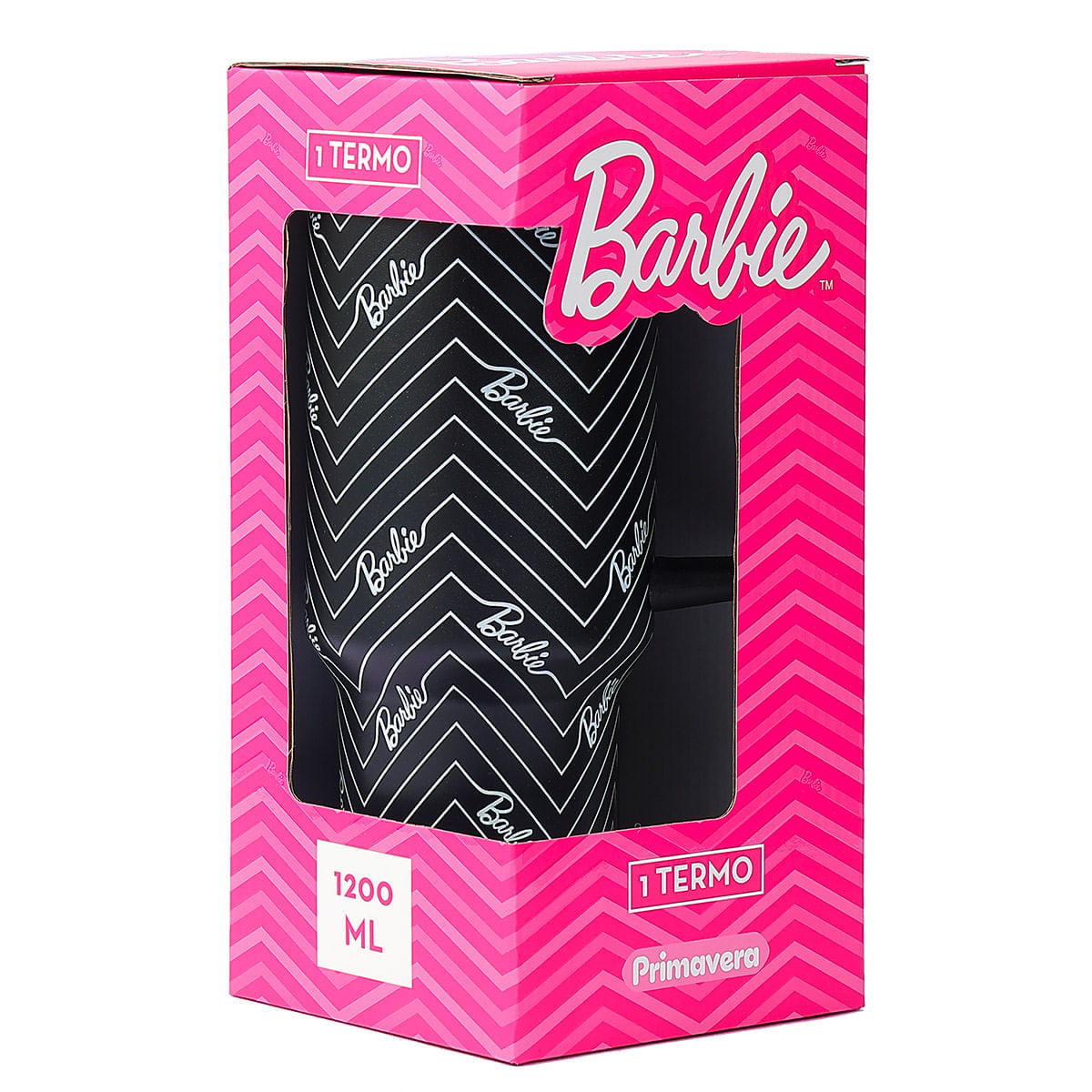 Termo Barbie Metálico 1,2 Lts. Negro img #2