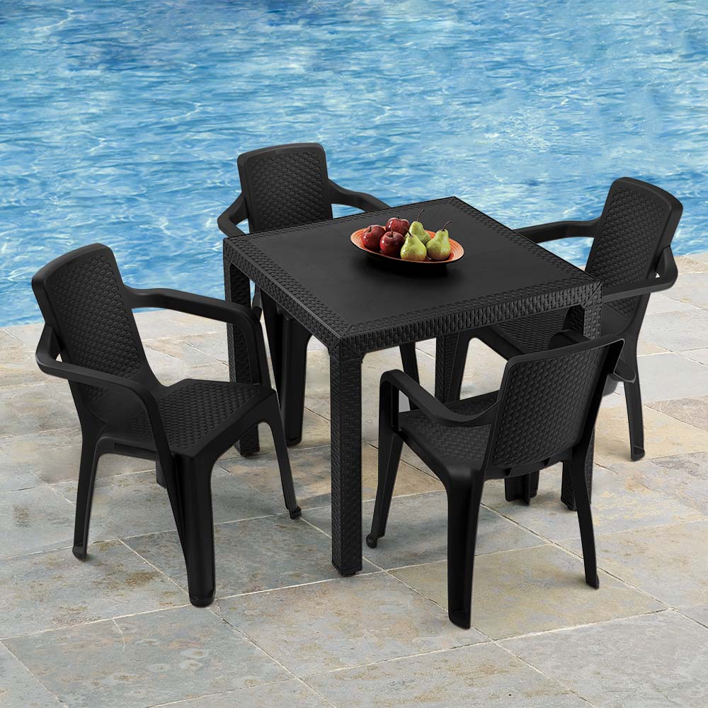 Combo Comedor Eterna, 1 Mesa, 4 Sillas Con Brazos img #6