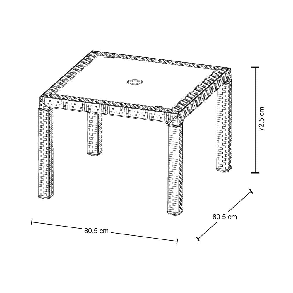 Combo Comedor Eterna, 1 Mesa, 4 Sillas Con Brazos img #3