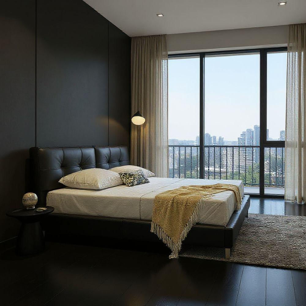 Cama Brunette Queen En Nappa img #4