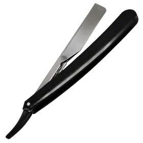 Navaja Barbero Afeitado Precisión Profesional Acero Inoxidable Con Mango Ergonómica img #3