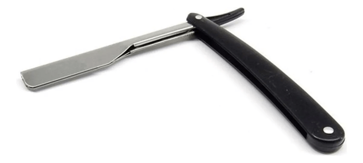 Navaja Barbero Afeitado Precisión Profesional Acero Inoxidable Con Mango Ergonómica img #1