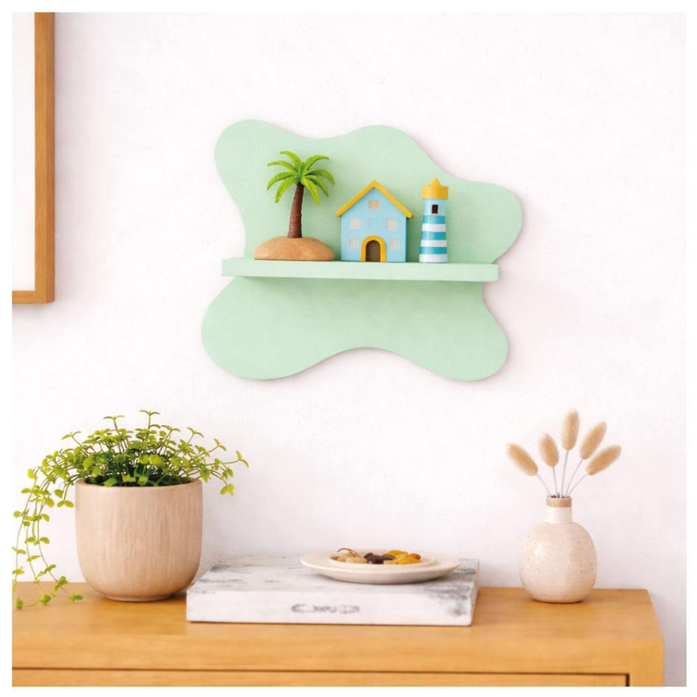 Repisa Decorativa Verde img #1