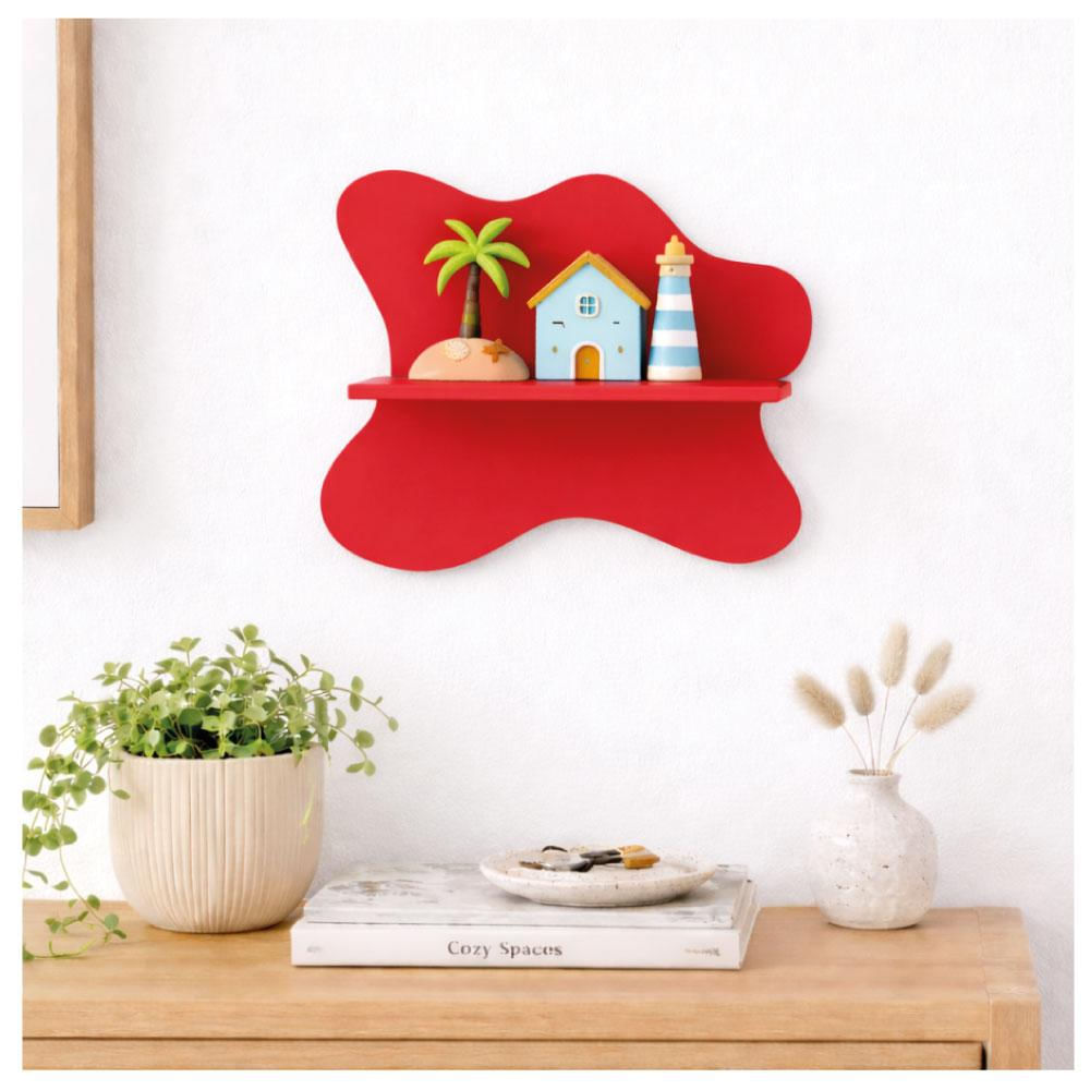 Repisa Decorativa Roja img #1