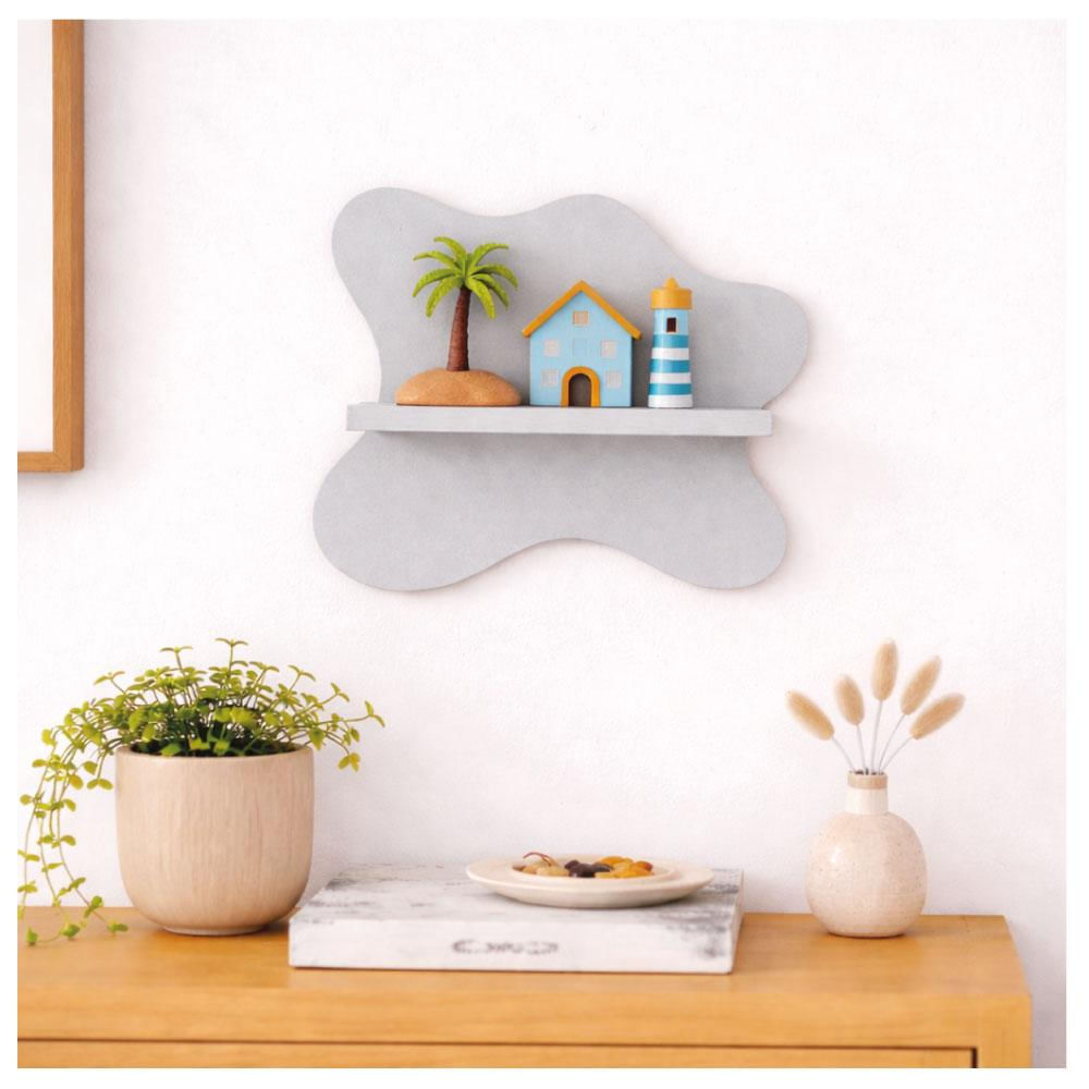 Repisa Decorativa Gris img #1