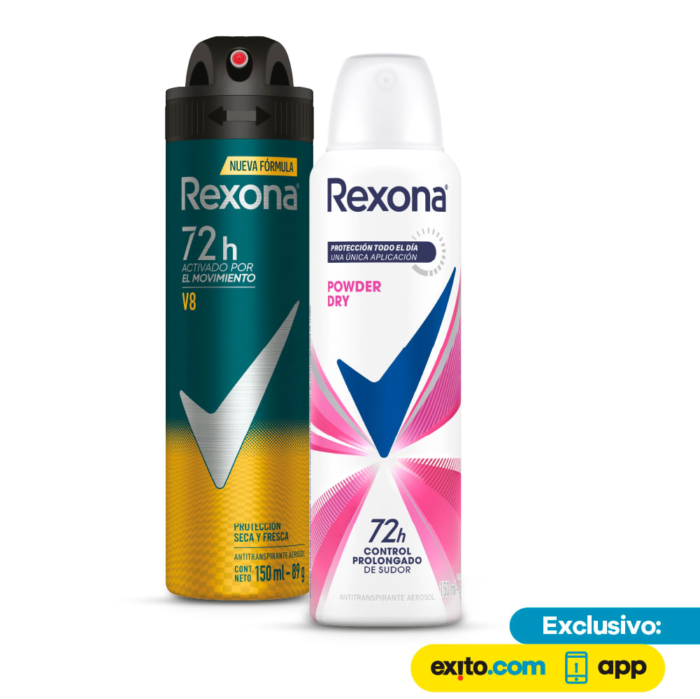 Desodorante Aerosol Hombre y Mujer V8 Powder Dry img #1