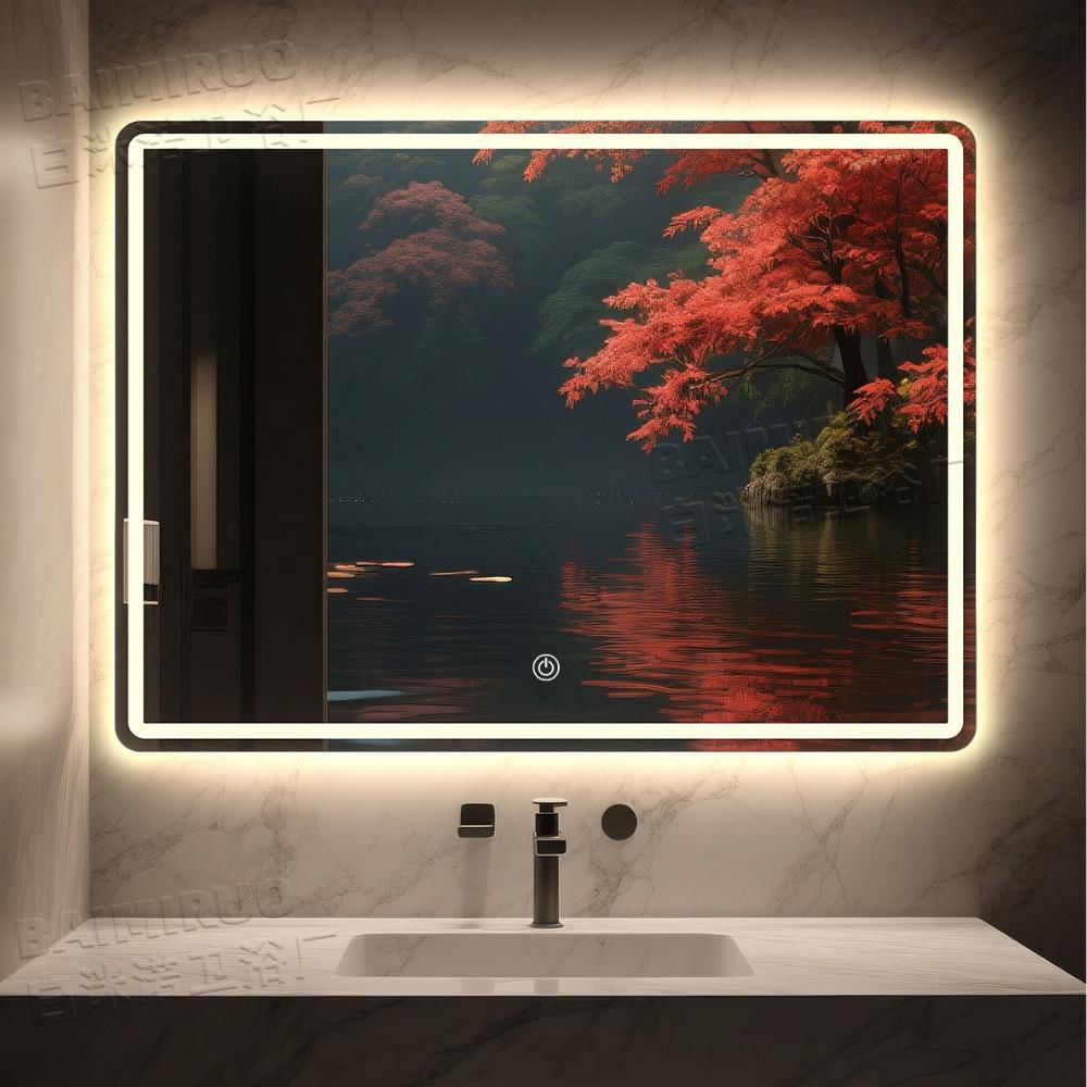 Espejo Led 3 Tonos De Luz Rectangular 80X60 img #1