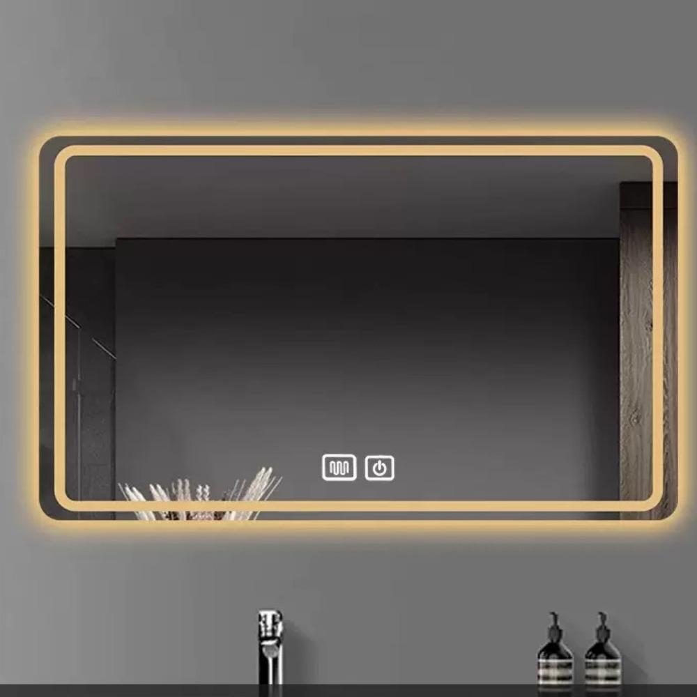 Espejo Led 3 Tonos De Luz Rectangular 80X60 img #2