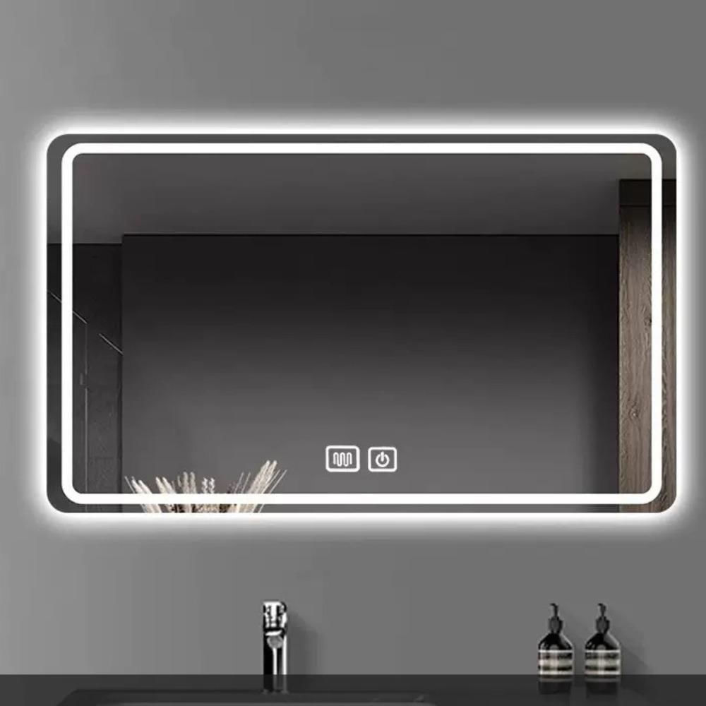 Espejo Led 3 Tonos De Luz Rectangular 80X60 img #3