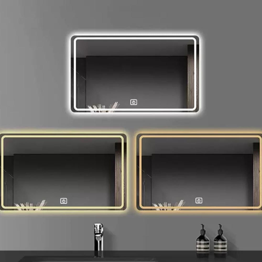 Espejo Led 3 Tonos De Luz Rectangular 80X60 img #4