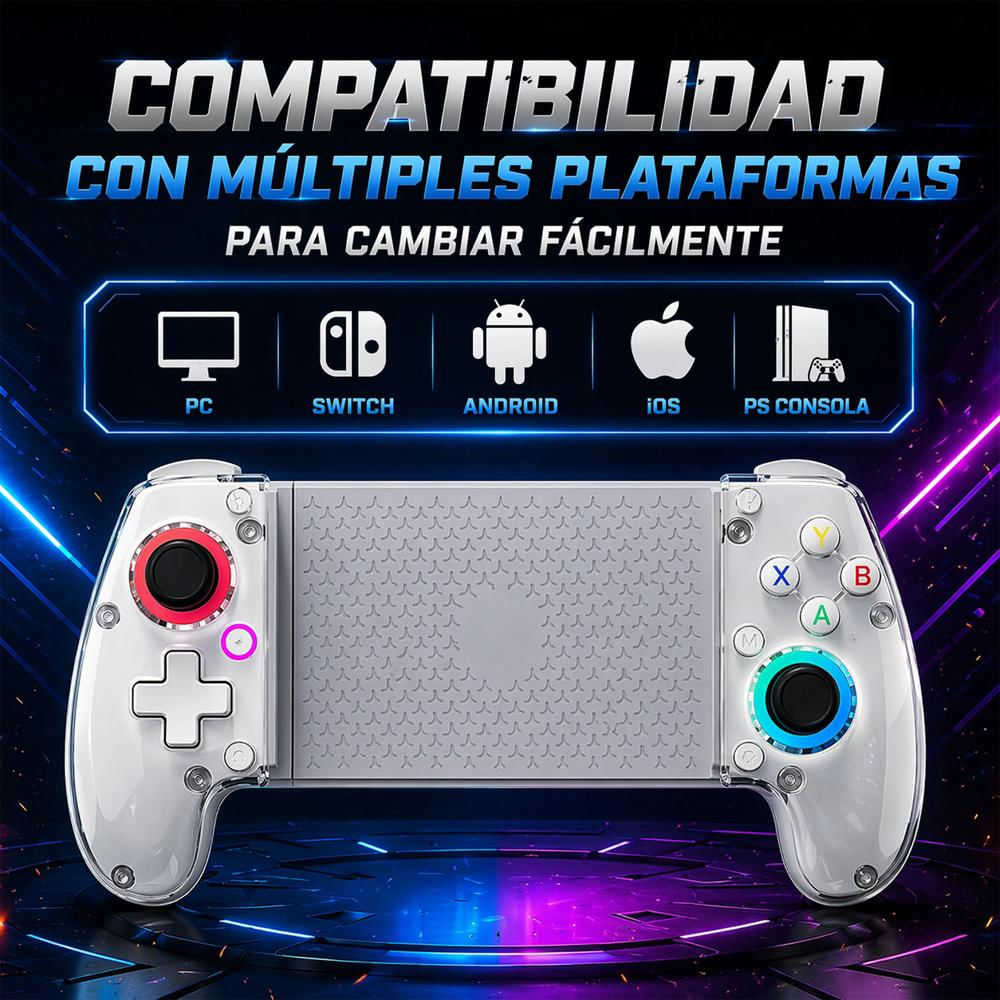 Control Gamer Bluetooth Q101 Extensible Para Android Ios Windows Ps3 Ps4, Switch img #2
