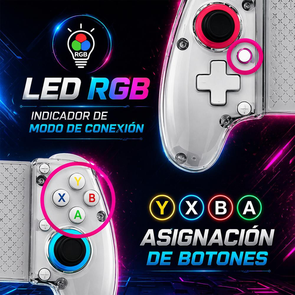 Control Gamer Bluetooth Q101 Extensible Para Android Ios Windows Ps3 Ps4, Switch img #5