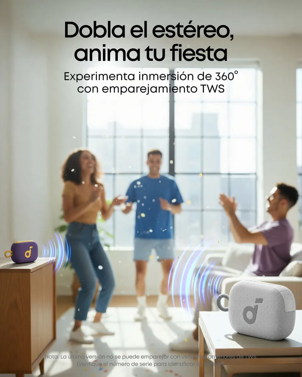 Parlante Inalámbrico Soundcore Bluetooth SELECT 4GO Blanco img #7