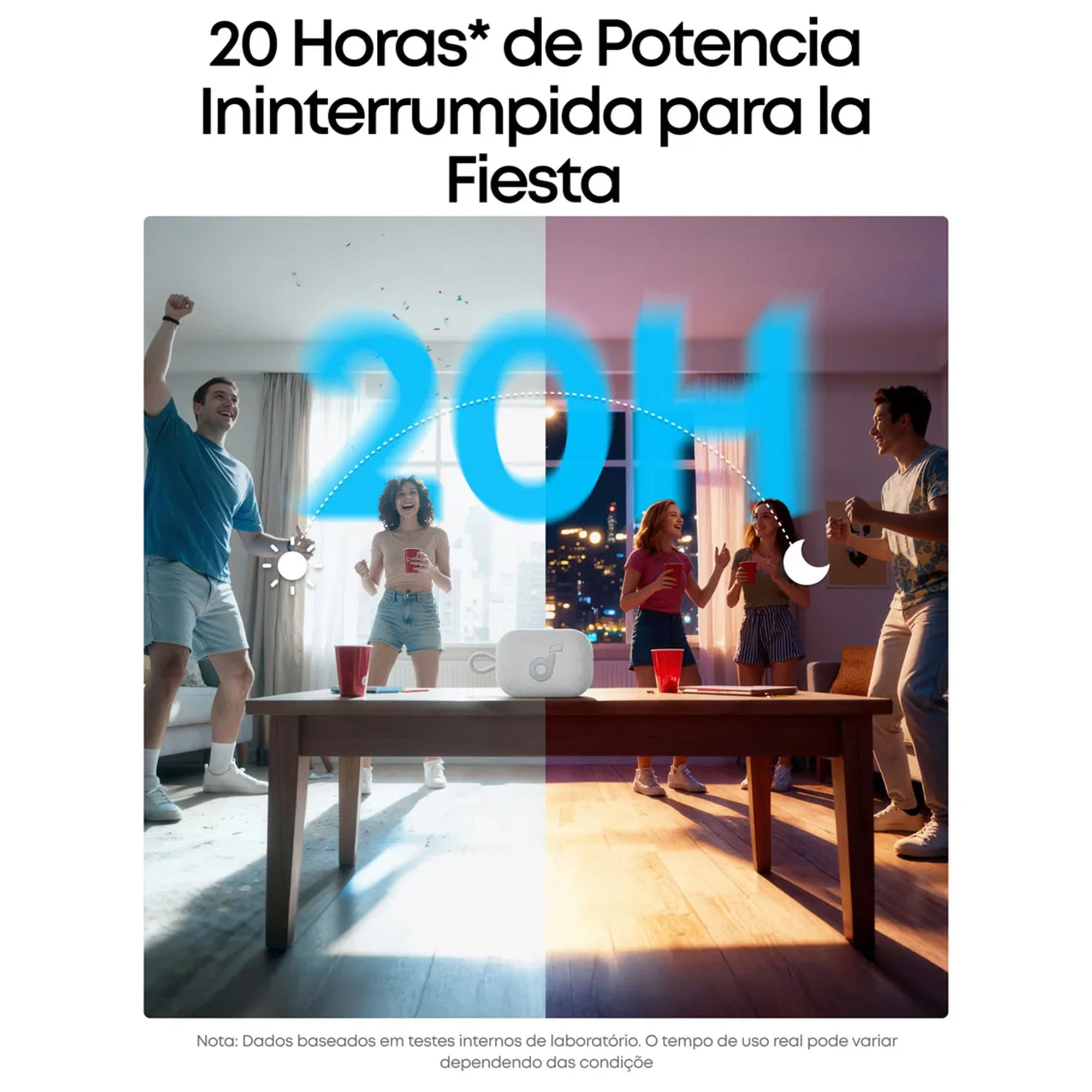 Parlante Inalámbrico Soundcore Bluetooth SELECT 4GO Blanco img #5