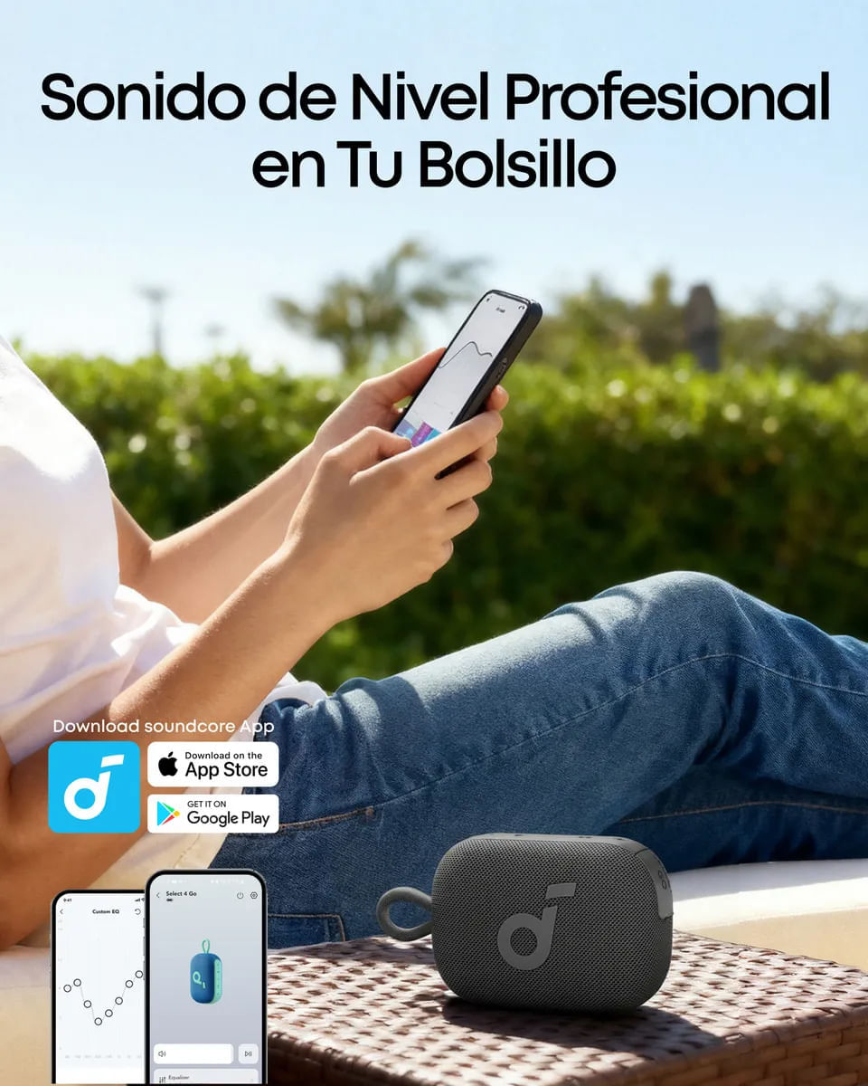 Parlante Portátil Soundcore Bluetooth SELECT 4GO Negro img #16