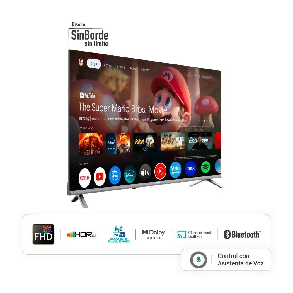 Televisor Hyundai 43" Pulgadas 109,22 cm HYLED4328G FHD LED Smart TV Google img #3