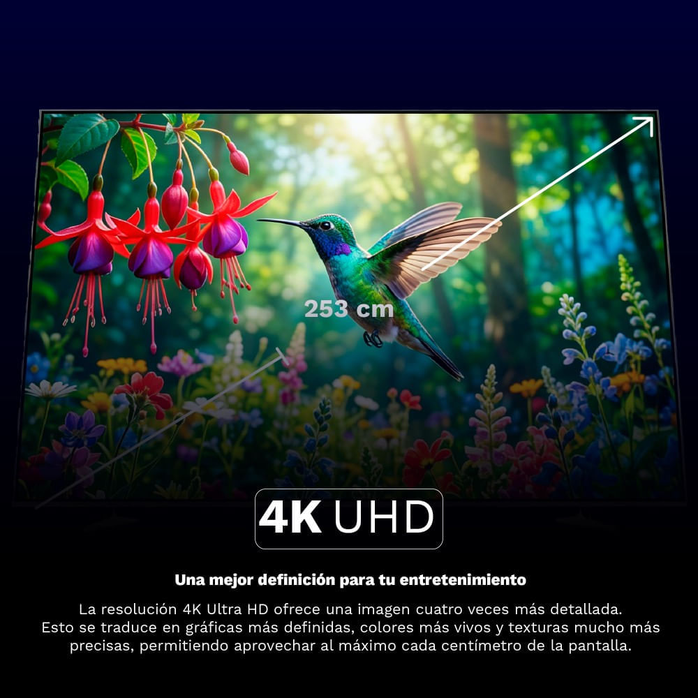 Televisor Challenger 100" Pulgadas 253 cm 100KG290 4K-UHD Mini LED Smart TV Google img #5