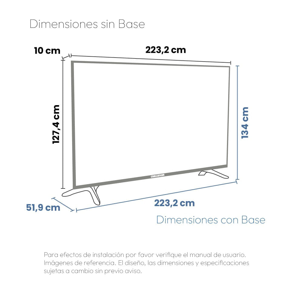Televisor Challenger 100" Pulgadas 253 cm 100KG290 4K-UHD Mini LED Smart TV Google img #2