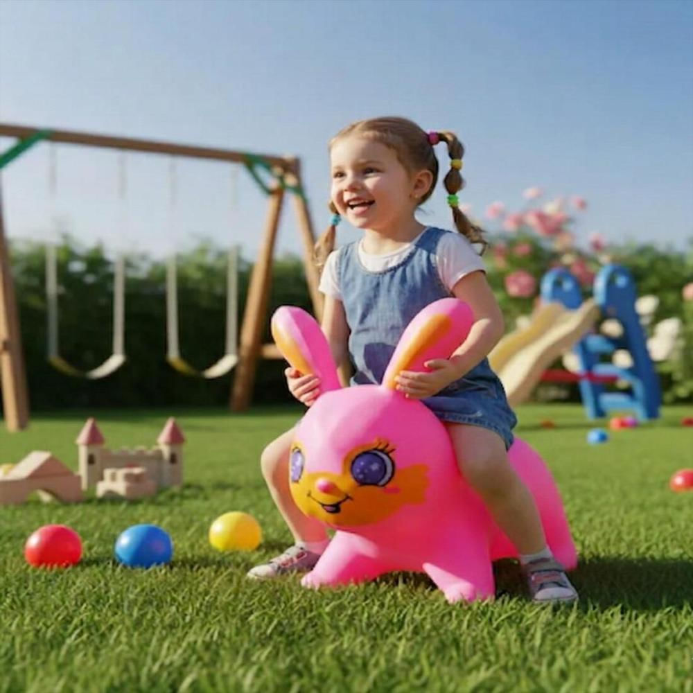 Conejitos Saltarín Inflable Ref 334 Rosa img #2