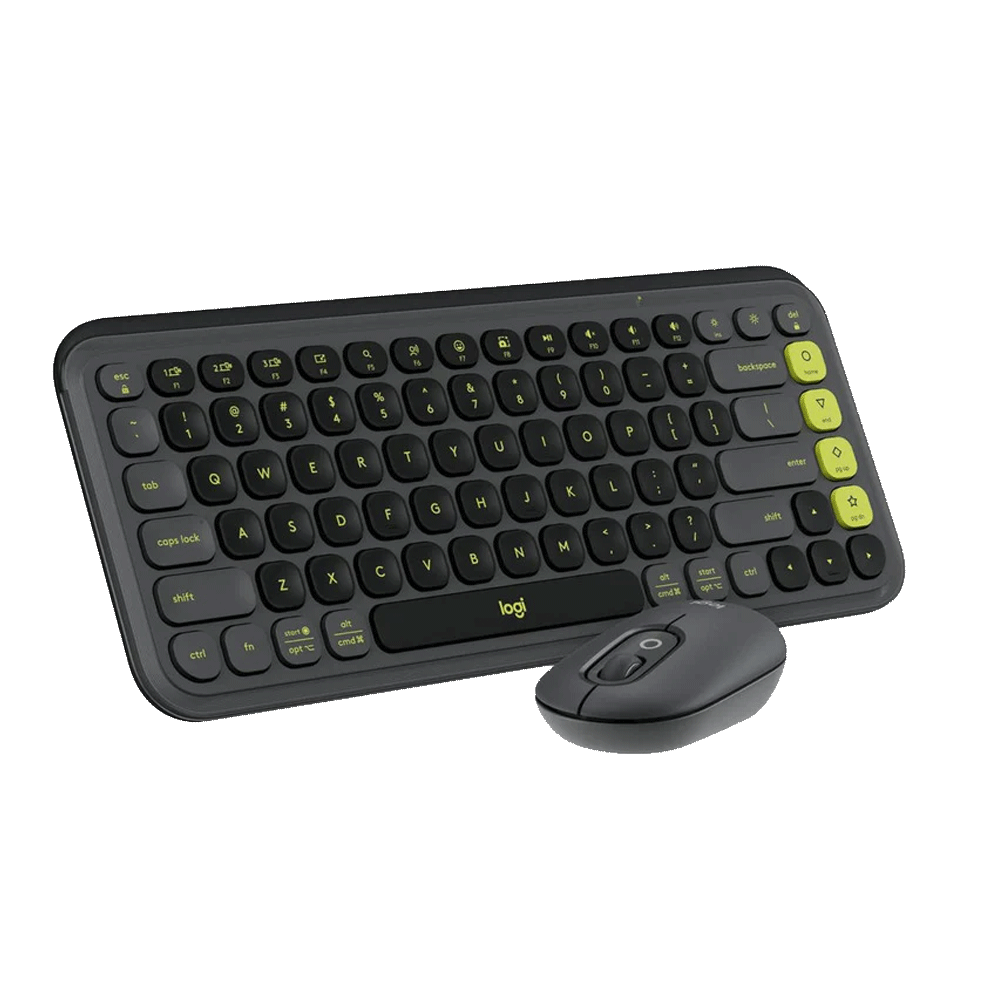 Combo Teclado Mouse Inalambrico Logitech Pop Icon Negro img #1