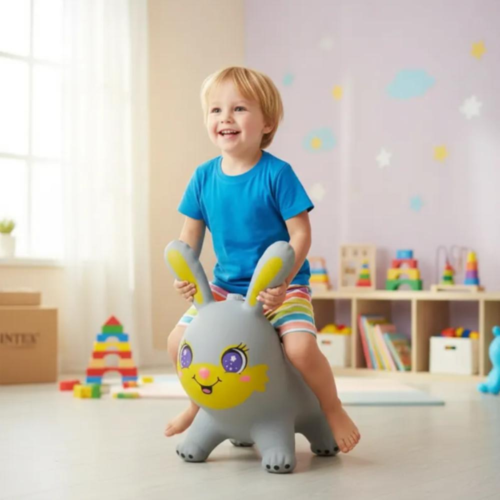 Conejitos Saltarín Inflable Ref 334 Gris img #2