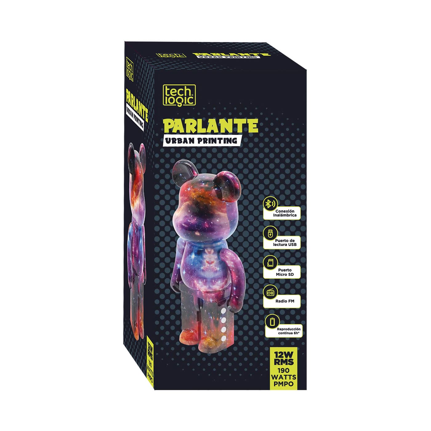 Parlante Urban Printing Tech Logic 12W Dark Space img #6