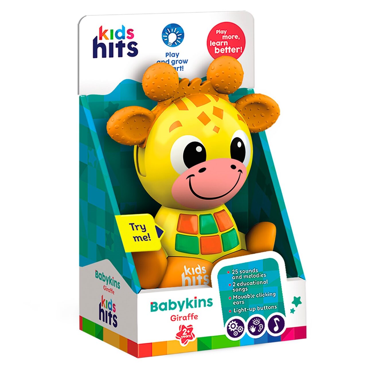 Jirafa Musical Sentada con Luces y Sonidos Kids Hits img #1