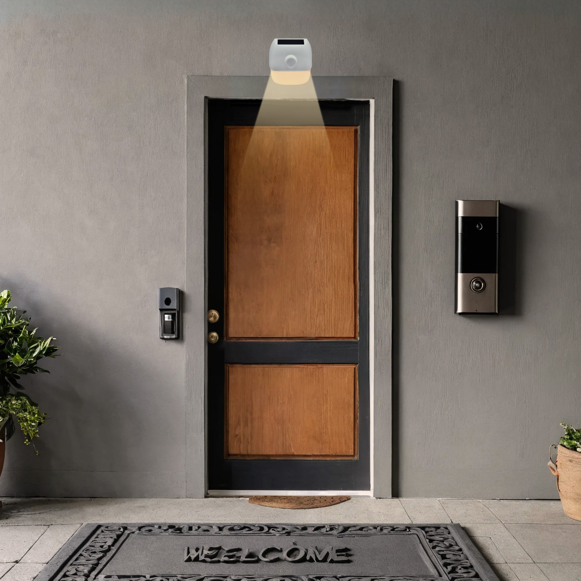 Sensor VTA Angle Con Panel Solar Con Luz RGB Programable Smart Home img #2