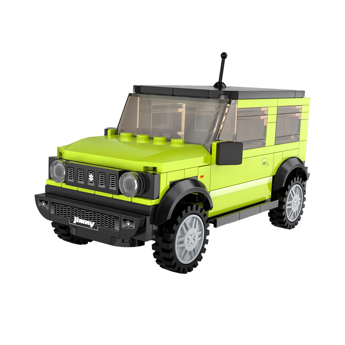 Bloques de Construcción CaDA Camioneta Suzuki Jimny Verde img #3