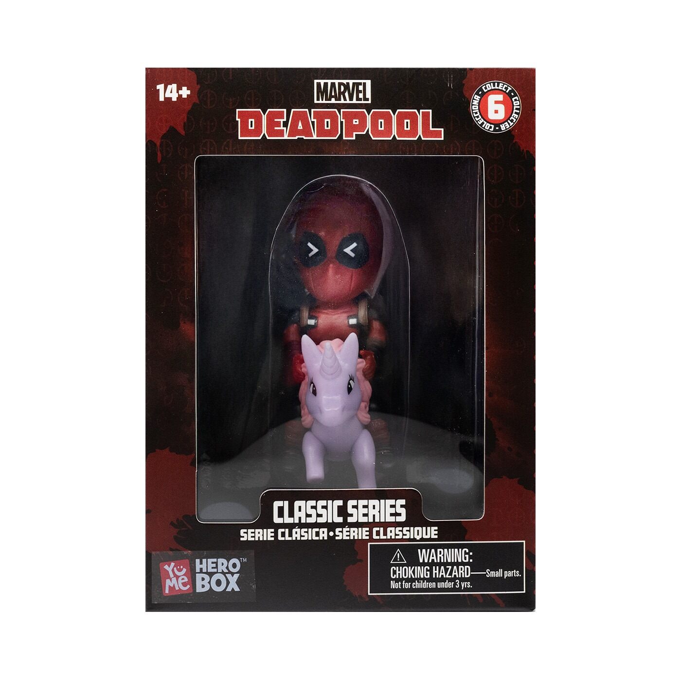 Figura Coleccionable Deadpool Montado en Unicornio Marvel 10 cm img #2