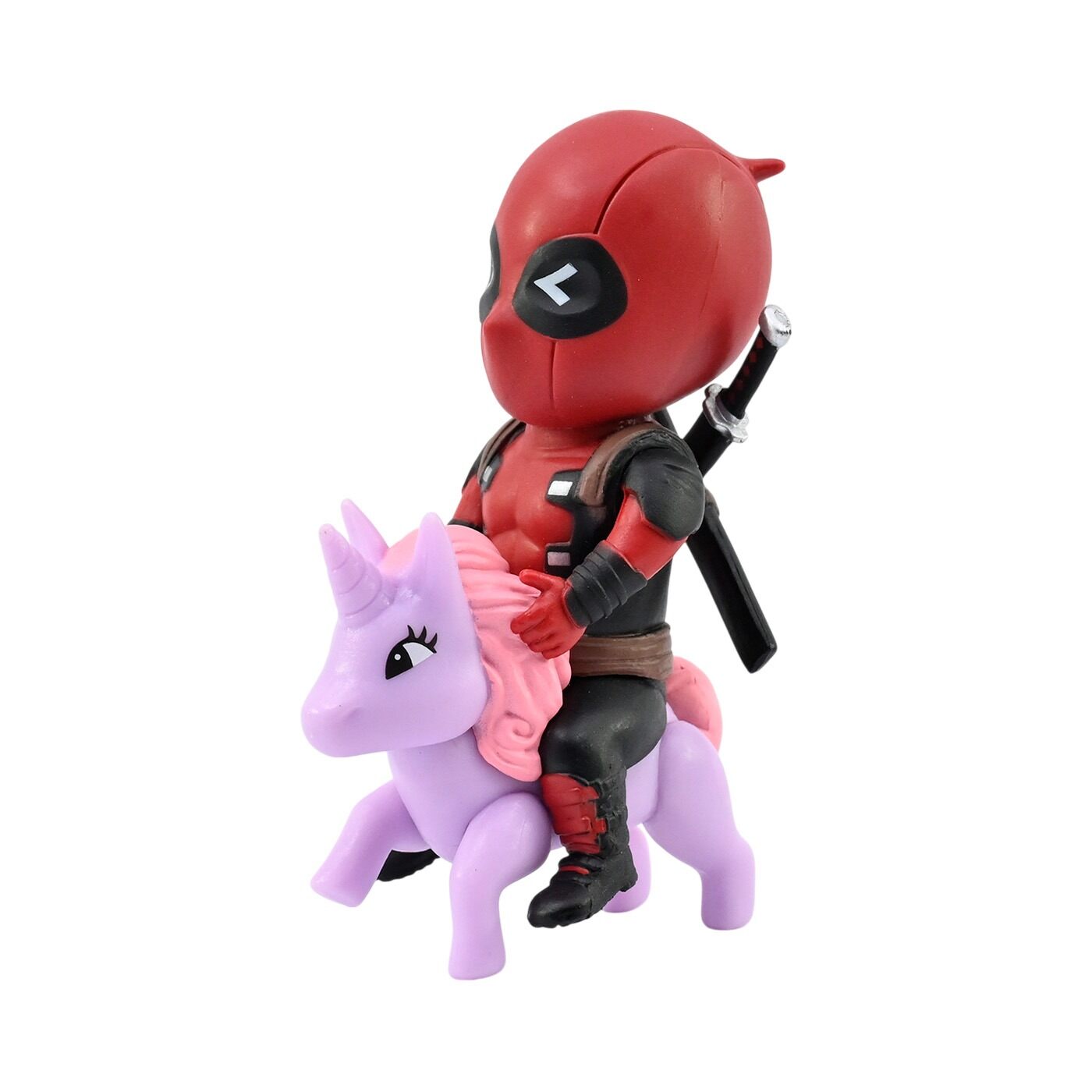 Figura Coleccionable Deadpool Montado en Unicornio Marvel 10 cm img #7