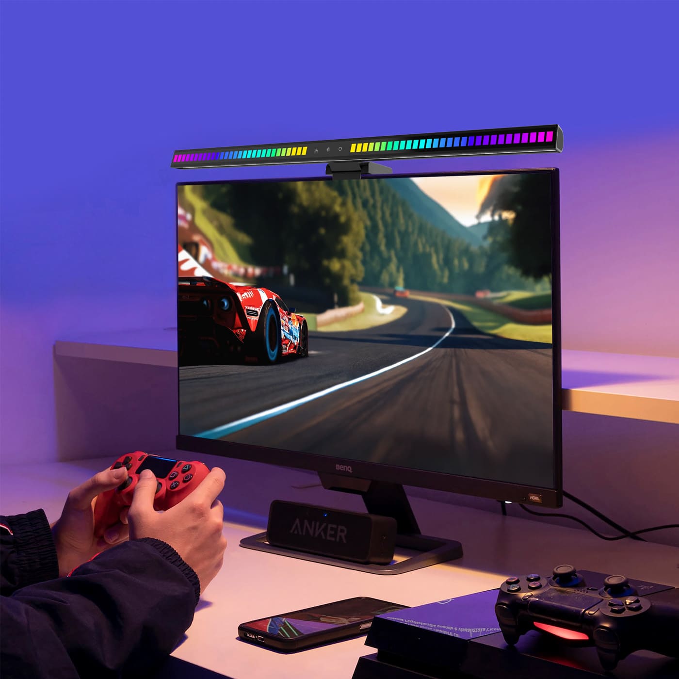 Barra de Luz RGB para Monitor Gaming VTA 6 Modos 10W img #2